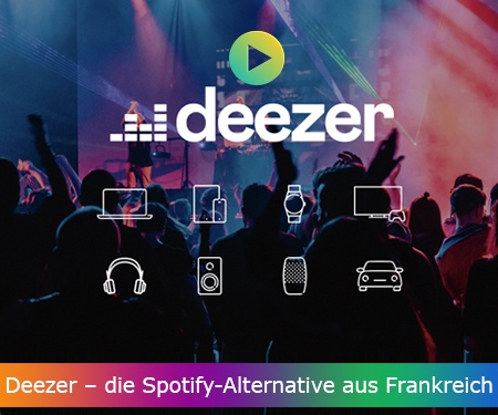 Deezer – die Spotify-Alternative aus Frankreich