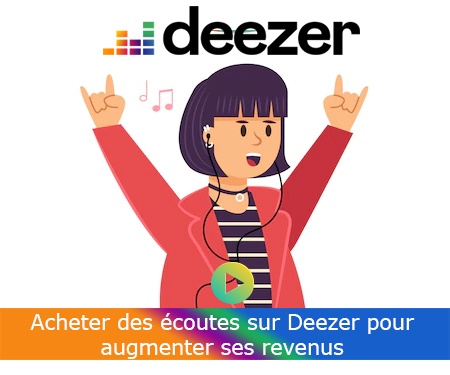 Acheter des écoutes sur Deezer pour augmenter ses revenus
