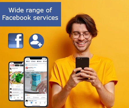 Wide range of Facebook services