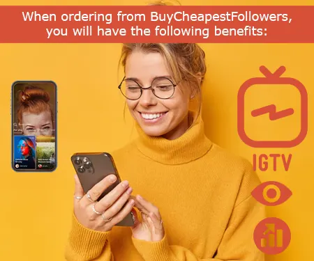 When ordering from BuyCheapestFollowers, you will have the following benefits