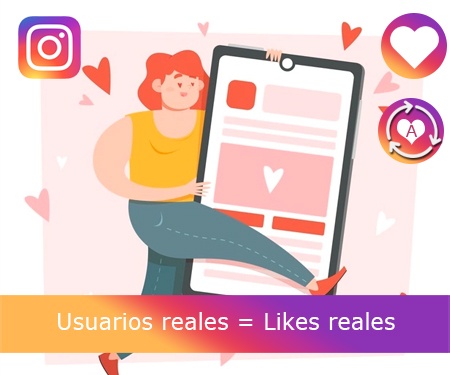 Usuarios reales = Likes reales