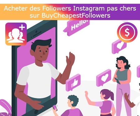 Acheter des Followers Instagram pas chers sur BuyCheapestFollowers