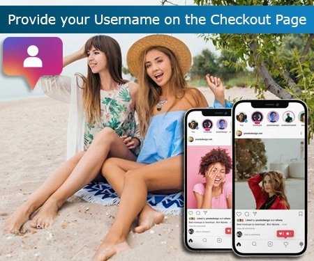 Provide your Username on the Checkout Page