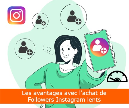 Les avantages avec l’achat de Followers Instagram lents