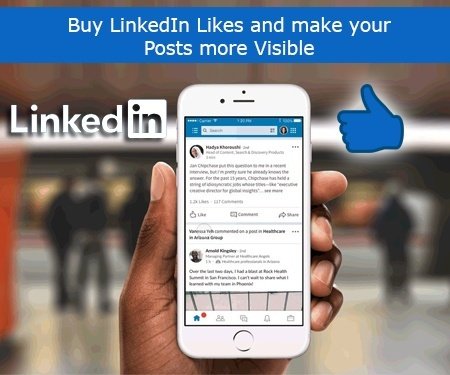 Buy LinkedIn Likes and make your Posts more Visible