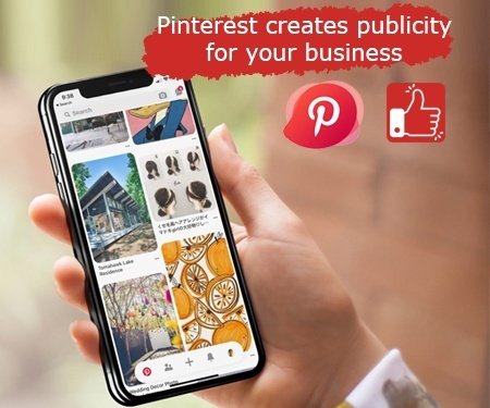 Pinterest creates publicity for your business