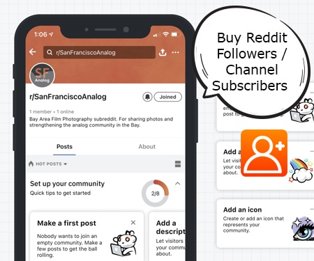 Buy Reddit Followers / Channel Subscribers and grow your reach far and beyond