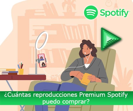 ¿Cuántas reproducciones Premium Spotify puedo comprar?