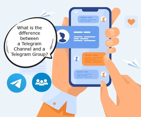 What is the difference between a Telegram Channel and a Telegram Group?