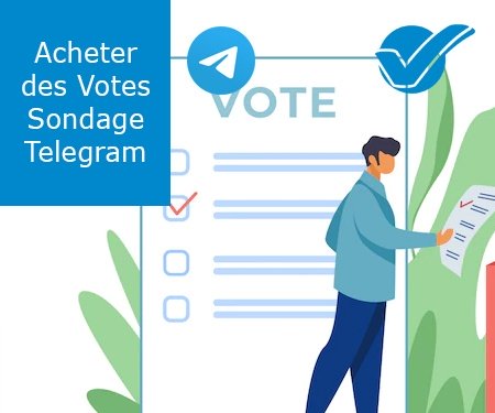 Acheter des Votes Sondage Telegram