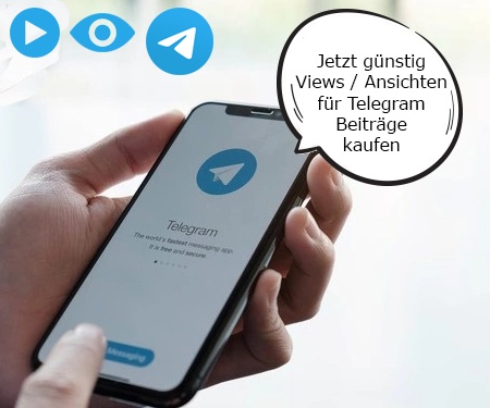 Jetzt günstig Views / Ansichten für Telegram Beiträge kaufen