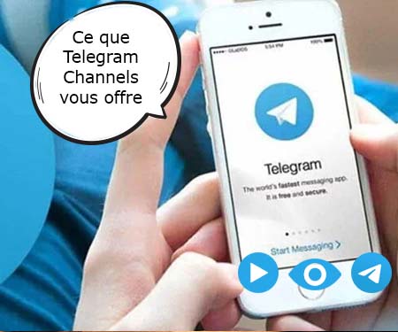 Ce que Telegram Channels vous offre