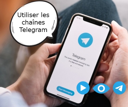 Utiliser les chaînes Telegram