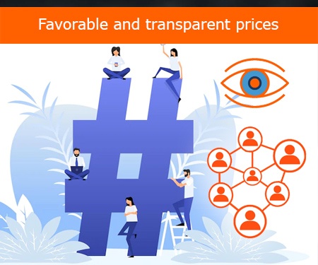 Favorable and transparent prices