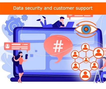 Data security and customer support