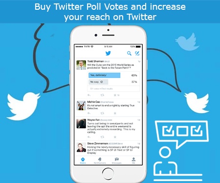 Buy Twitter Poll Votes and increase your reach on Twitter