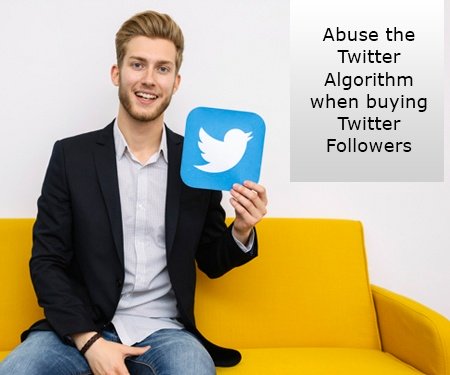 Abuse the Twitter Algorithm when buying Twitter Followers