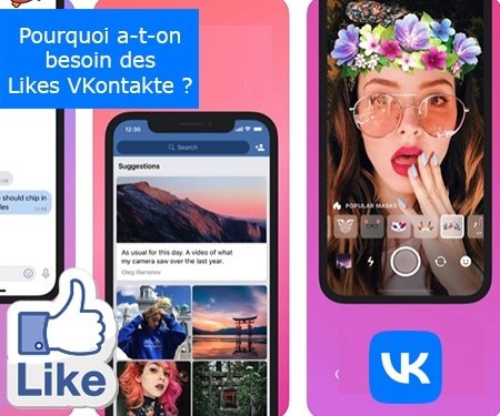 Pourquoi a-t-on besoin des Likes VKontakte ?