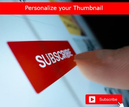 Personalize your Thumbnail
