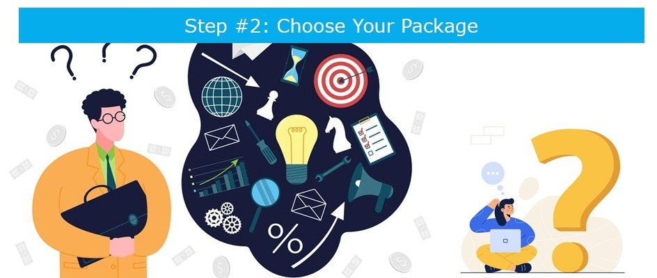 Step #2: Choose Your Package