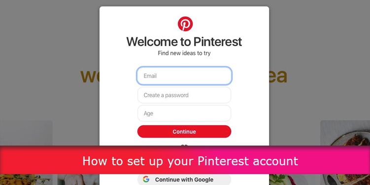 How to set up your Pinterest account